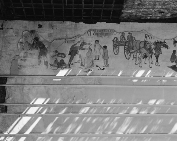 New Deal Mural, Pine Ridge High School, 2004