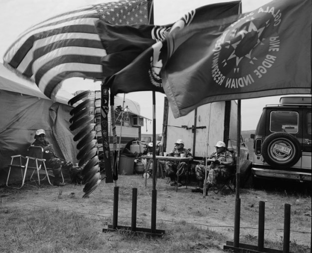 Veteran’s Honor Guard At The Graduation Powwow, Oglala Lakota College, 2005